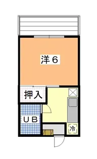 ヴィラージュMASUDA【1階】の間取り