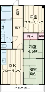 和歌山県岩出市相谷【マンション】の間取り