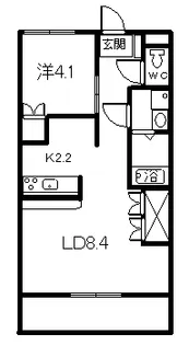 アクア【1階】の間取り