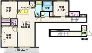 仮称 平井1丁目メゾン【2階】の間取り