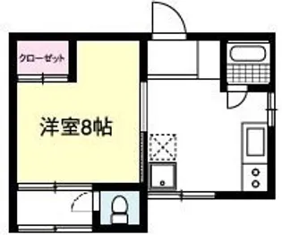 YKハイツ【1階】の間取り