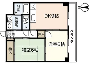 西村ビル(落合)【2階】の間取り