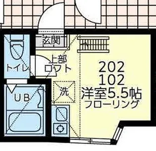 ユナイト戸部リフレクション【2階】の間取り