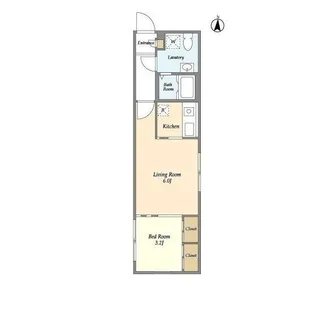 東京都杉並区阿佐谷南3【マンション】の間取り