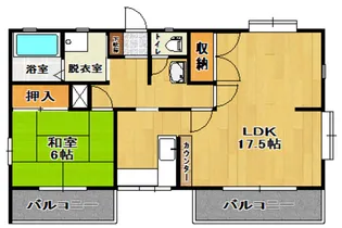 ドーブルハウス B棟【1階】の間取り