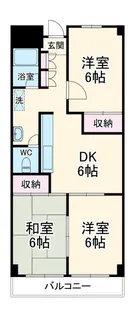 新井マンション【4階】の間取り