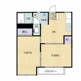 JOYコーポ【2階】の間取り