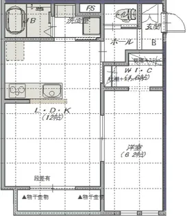 ブランシカ弐番館【2階】の間取り