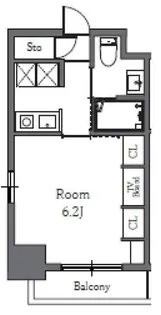 Totsu Residence Shiba【5階】の間取り