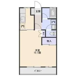 ハイツ大利根II【2階】の間取り