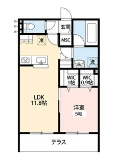 Maison Yuki【1階】の間取り