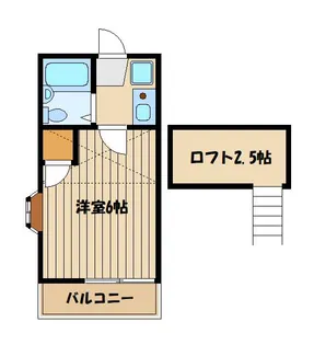 東京都西東京市東町2【アパート】の間取り