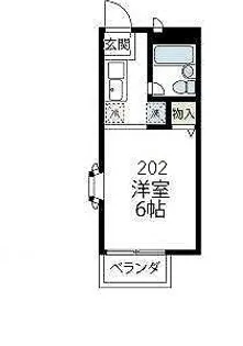 クレセントA【2階】の間取り