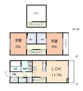 グランルーチェ【1階】の間取り