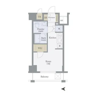 アーバイル三軒茶屋【9階】の間取り