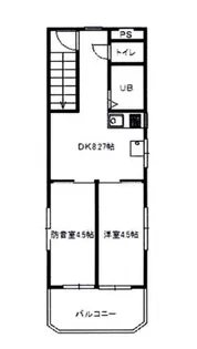 パロ常盤台【4階】の間取り