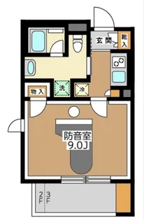 (仮称)Sonorite池之端【2階】の間取り