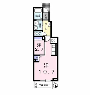 アウトゥーノ【1階】の間取り