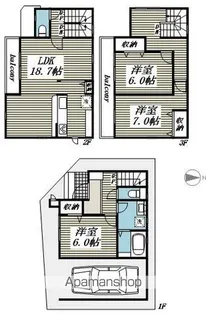 埼玉県川口市上青木3【一戸建】の間取り