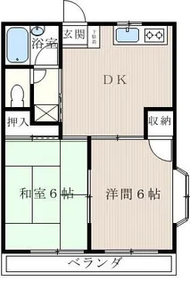 プライムコート【3階】の間取り