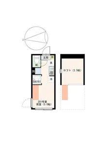 仮称)東尾久二丁目【2階】の間取り