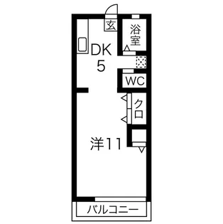 メゾン陽東【2階】の間取り