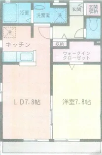 リサービア吉原【1階】の間取り