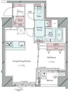 GRAN PASEO広尾 グランパセオ広尾【2階】の間取り