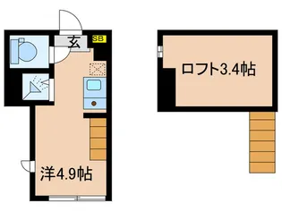 Harmony Square桜上水【2階】の間取り