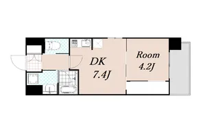 ライブガーデン新大阪【2階】の間取り