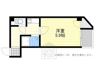 サウスゲート北堀江【5階】の間取り