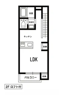 ウッドステージアパートメント【1階】の間取り