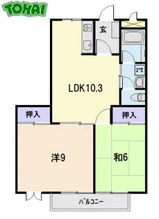 セピアガーデンII【2階】の間取り