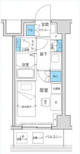 キャンパスヴィレッジ武蔵小杉【3階】の間取り