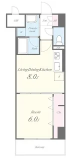 神奈川県厚木市田村町【マンション】の間取り