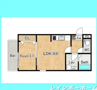 (仮称)ジーメゾン鎌ヶ谷くぬぎ山【1階】の間取り