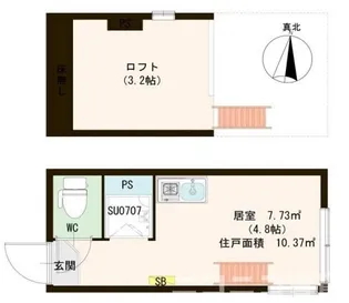 ハーモニーテラス東陽【2階】の間取り