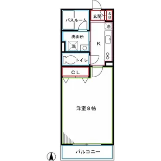 ORBITAL8【1階】の間取り