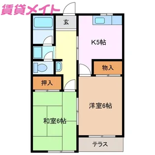 プラスコーポ【1階】の間取り
