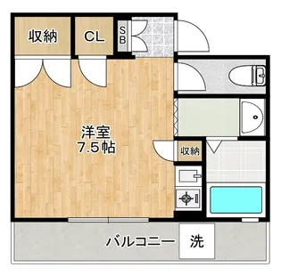 エステート羽田【3階】の間取り
