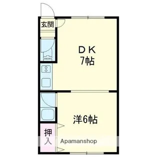 サンコート柏木A【2階】の間取り