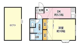 サンライズ成瀬【2階】の間取り
