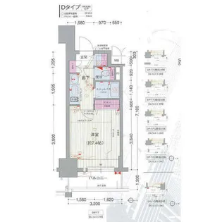 プレサンス名古屋駅前グランヴィル【2階】の間取り