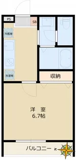 プラティーク【1階】の間取り