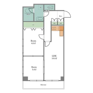 ハイリード・セイフウ【6階】の間取り