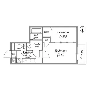 GRAN PASEO舎人【3階】の間取り