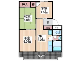 島本ビル【3階】の間取り