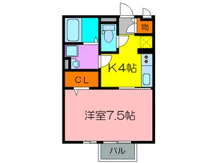 ピア東久代の間取り