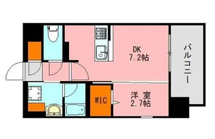 LANDIC PREMIUM HAKATA【6階】の間取り