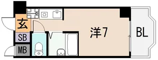 シティパーク菱屋西【4階】の間取り